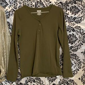 Duluth Trading Co long sleeve henley t